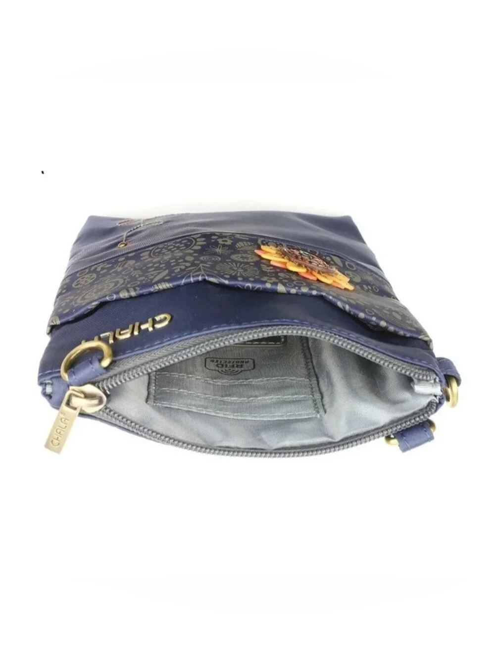 CHALA Sunflower Crossbody Bag Navy Venture Evolution RFID